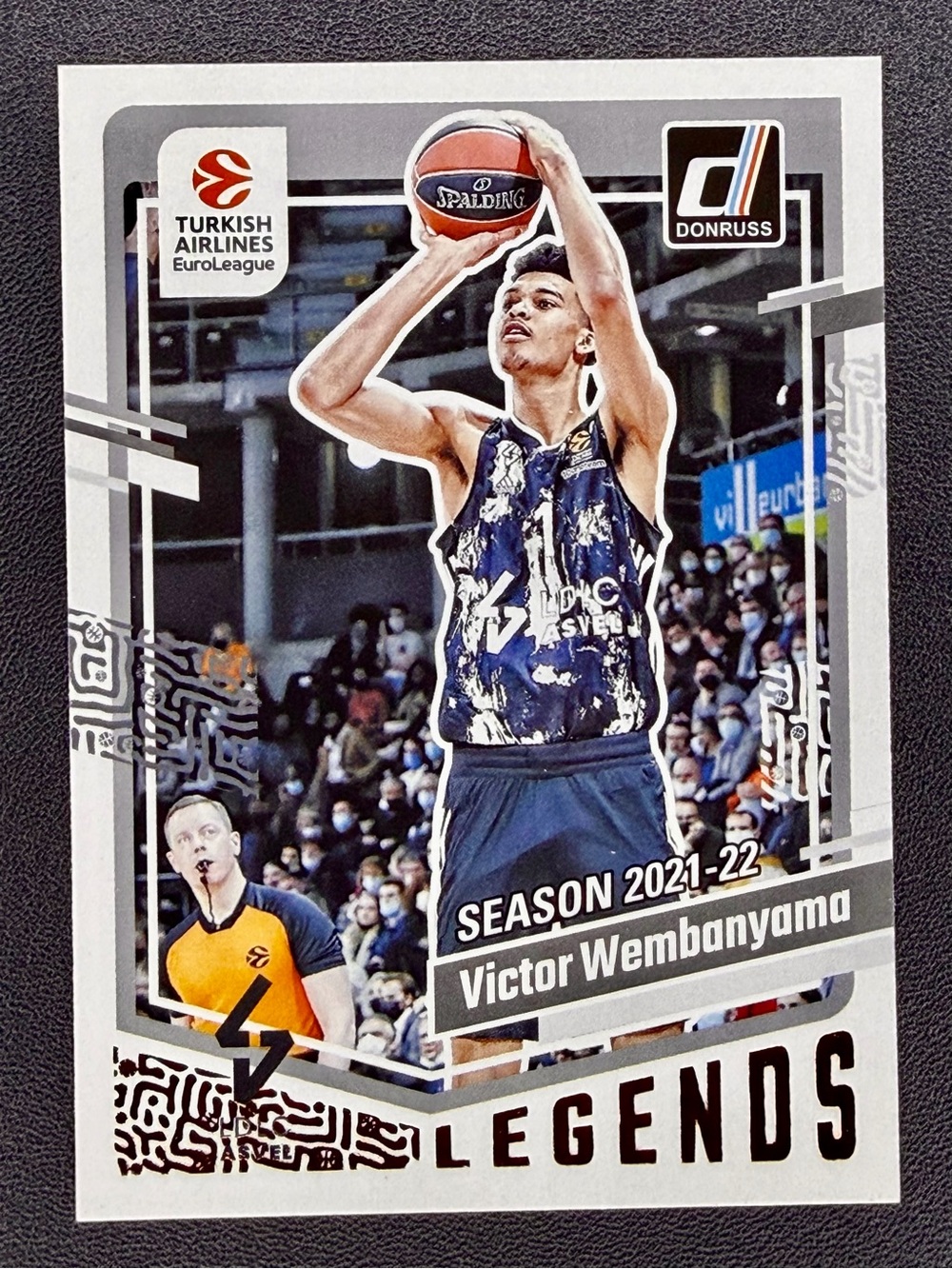 2023-24 Panini Donruss EuroLeague Legends Victor Wembanyama #161 Rookie RC 5u3